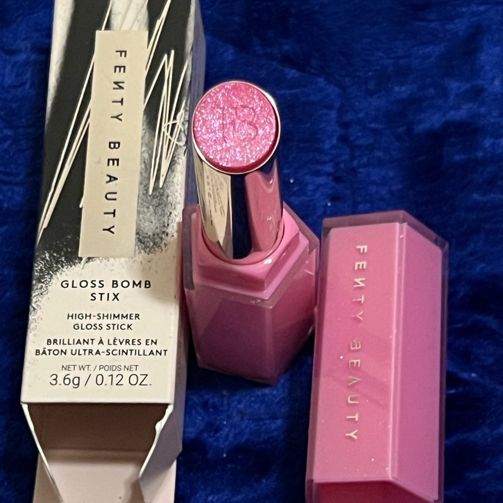 Fenty FLAMINGO FLING Gloss Bomb Stix High-Shimmer Gloss Stick - Picture 6 of 10